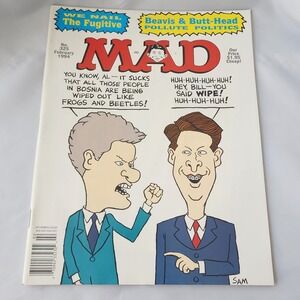 MAD Magazine February 1994 #325 Clinton Gore Political Humor Collectible Vintage